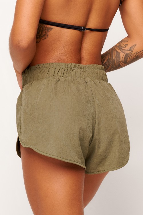 Short Verde Musgo Drop Move